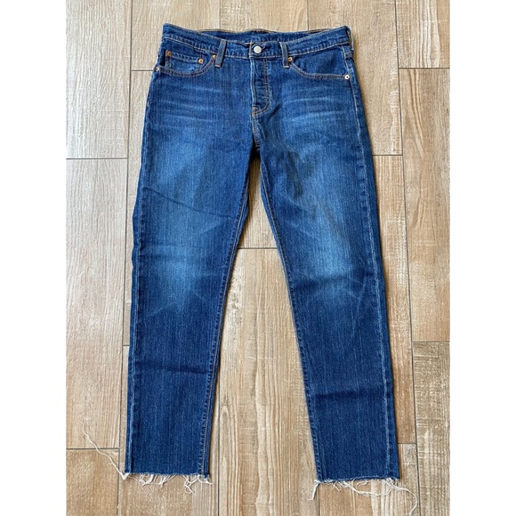 Levi's Denim - Levi's 501th • Tapered Frayed Ankle Jeans NWOT